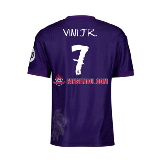 Lila Matchtröjor Real Madrid Vinicius Junior 7 Y-3 2023-2024 Kortärmad till Herr (4:e ställ)