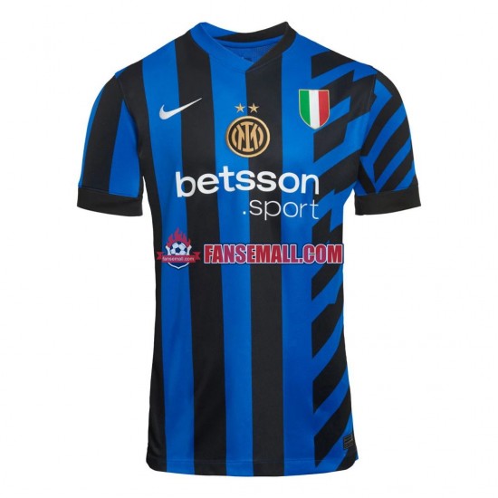 Matchtröjor Inter Milan 2024-2025 Kortärmad till Herr (1:a ställ)