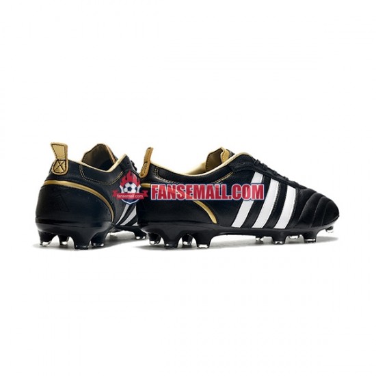 Vit Svart Adidas ADIPURE FG fotbollsskor