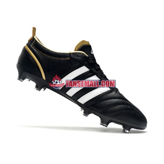 Vit Svart Adidas ADIPURE FG fotbollsskor