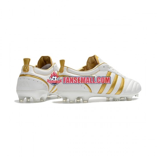 Guld Vit Adidas ADIPURE FG fotbollsskor