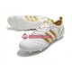 Guld Vit Adidas ADIPURE FG fotbollsskor