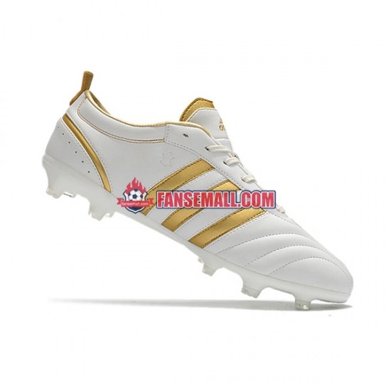 Guld Vit Adidas ADIPURE FG fotbollsskor