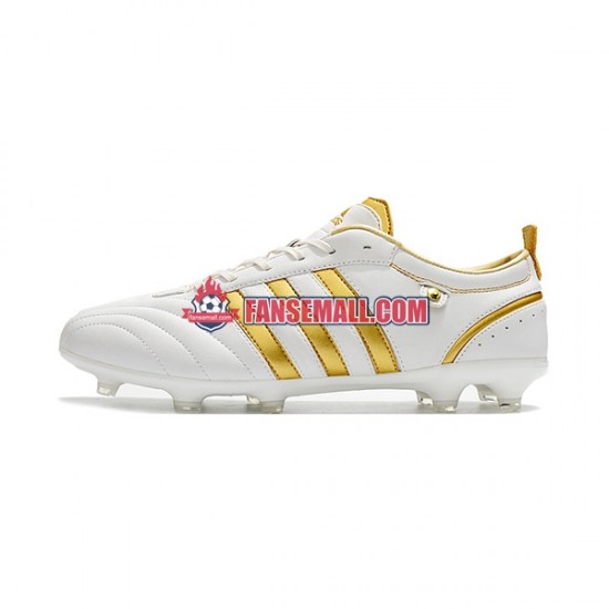 Guld Vit Adidas ADIPURE FG fotbollsskor