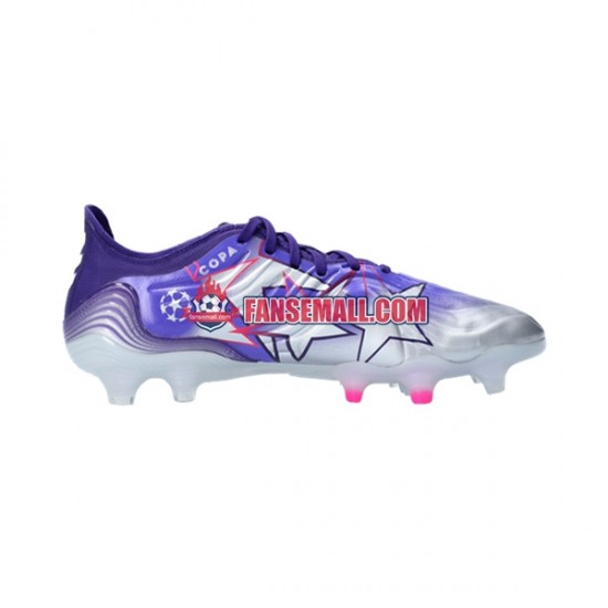 Lila Vit Adidas COPA SENSE.1 FG Champions Code fotbollsskor