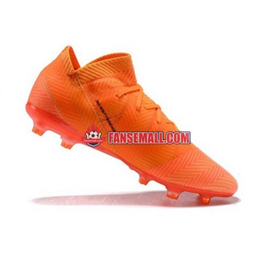 Orange Svart Adidas Nemeziz8.1 FG fotbollsskor