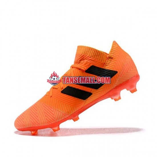 Orange Svart Adidas Nemeziz8.1 FG fotbollsskor