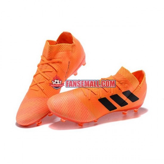 Orange Svart Adidas Nemeziz8.1 FG fotbollsskor