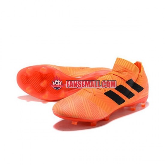 Orange Svart Adidas Nemeziz8.1 FG fotbollsskor