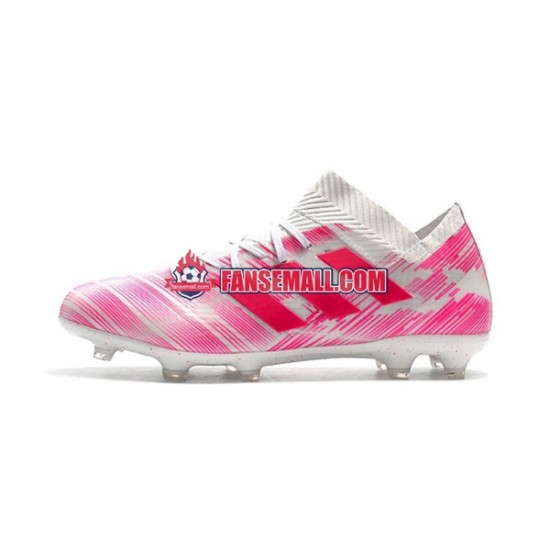 Rosa Vit Adidas Nemeziz8.1 FG fotbollsskor