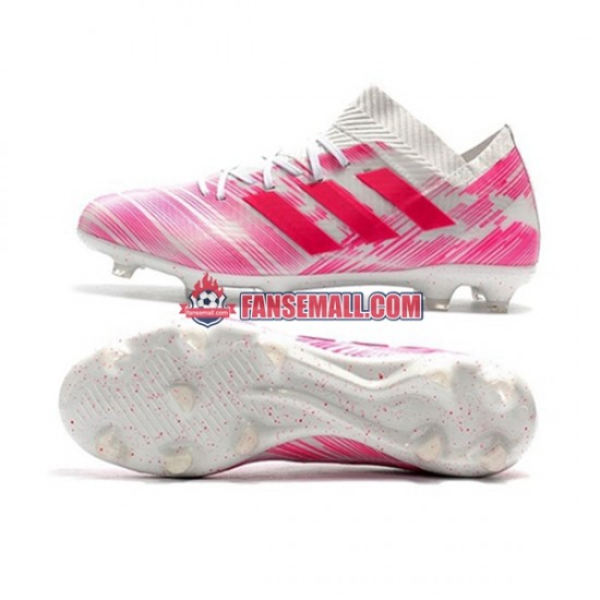 Rosa Vit Adidas Nemeziz8.1 FG fotbollsskor