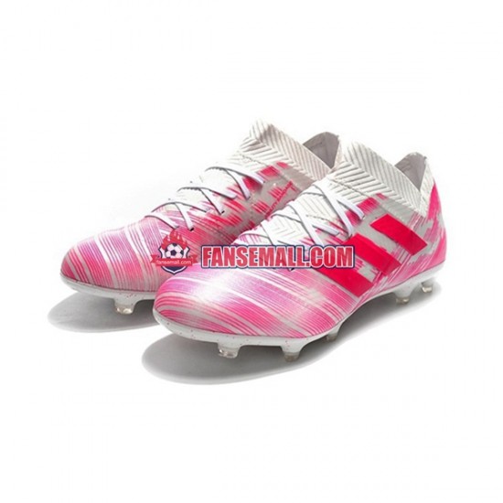 Rosa Vit Adidas Nemeziz8.1 FG fotbollsskor