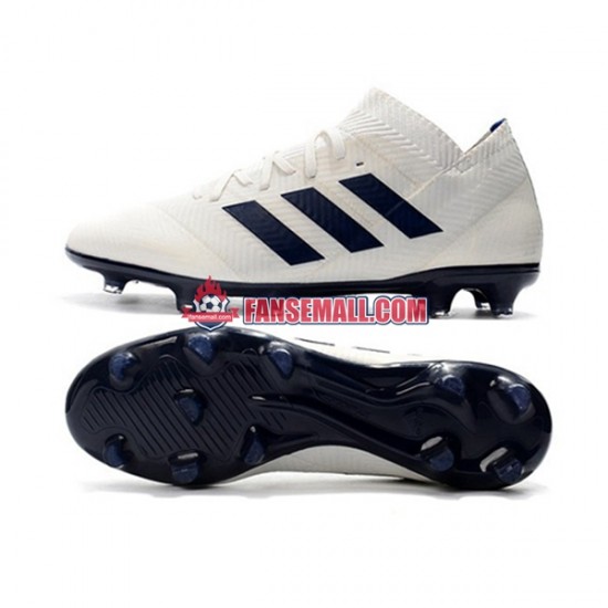 Vit Svart Adidas Nemeziz8.1 FG fotbollsskor