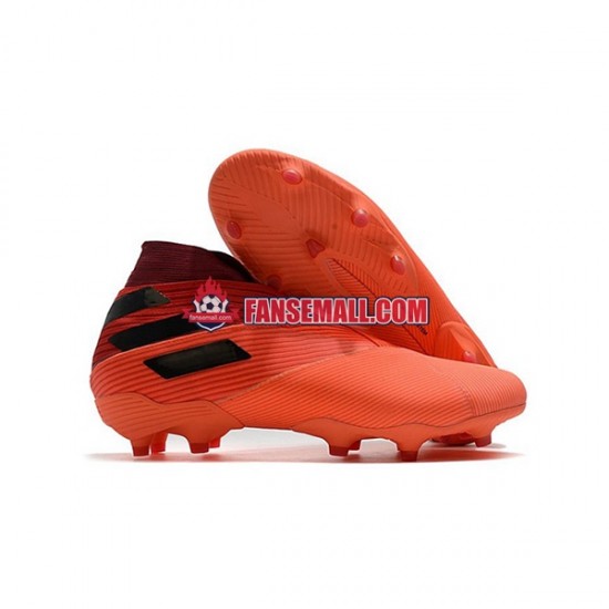 Röd Orange Svart Adidas Nemeziz9 FG Inflight fotbollsskor