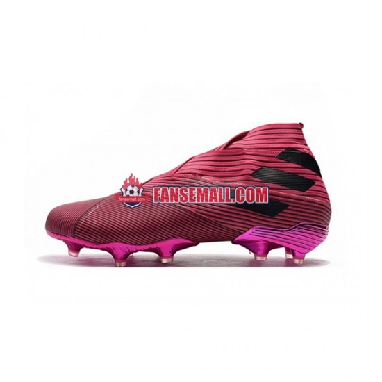 Rosa Svart Adidas Nemeziz9 FG fotbollsskor