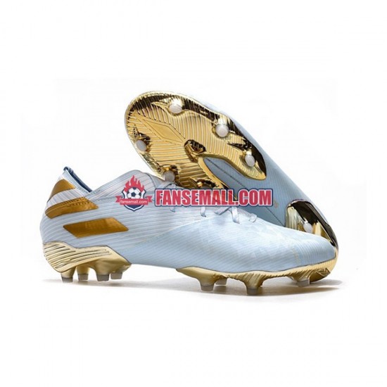 Guld Vit Adidas Nemeziz9.1 FG LIMITED EDITION fotbollsskor