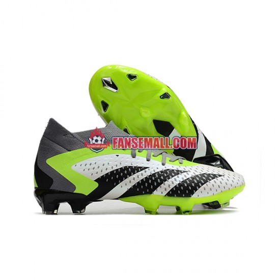 Vit Grön Svart Adidas PREDATOR ACCURACY23.1 FG fotbollsskor