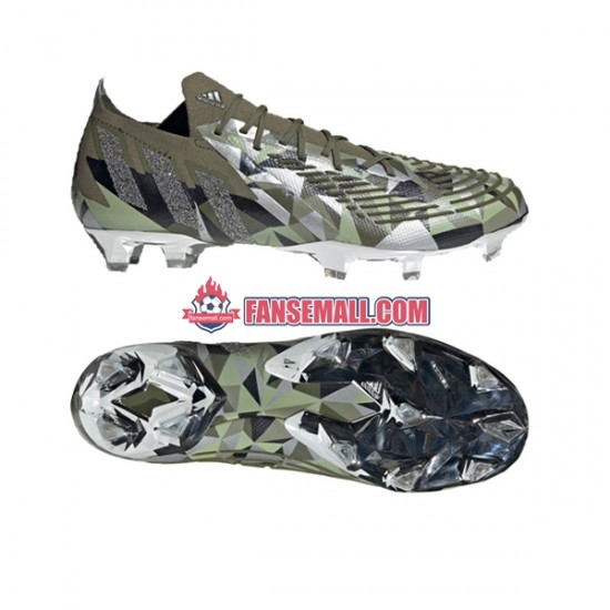 Grön Adidas Predator EDGE CRYSTAL.1 L FG fotbollsskor