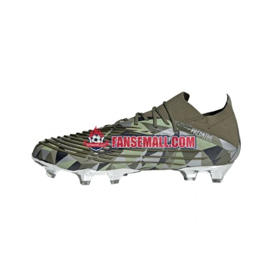 Grön Adidas Predator EDGE CRYSTAL.1 L FG fotbollsskor