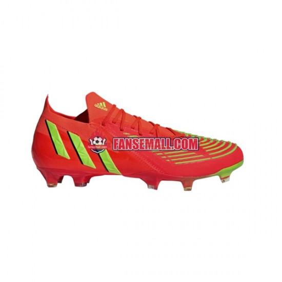 Röd Grön Adidas Predator EDGE.1 L FG Game Data fotbollsskor