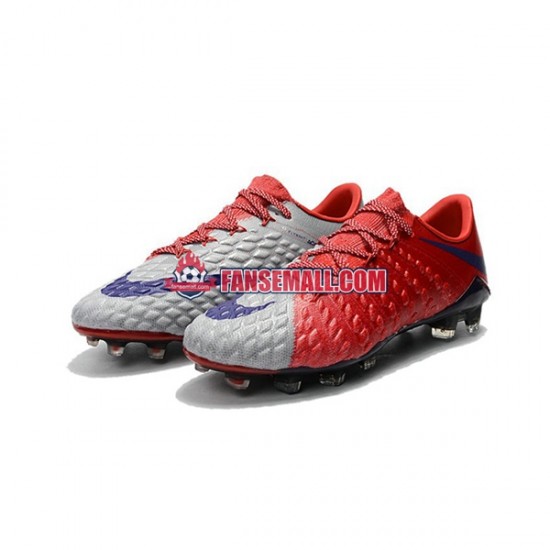 Röd Grå catalog/GMN/Nike HyperVenom Phantom III Elite FG fotbollsskor