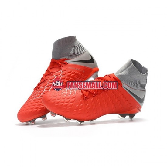 Röd Grå catalog/GMN/Nike Hypervenom Phantom 3 Elite DF FG fotbollsskor