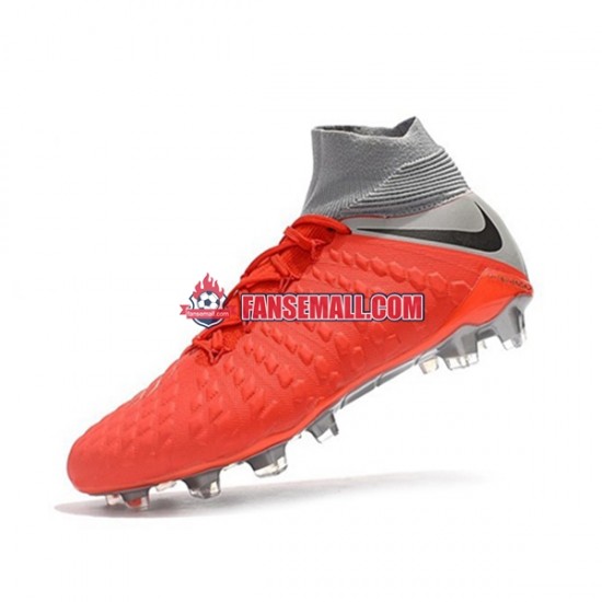 Röd Grå catalog/GMN/Nike Hypervenom Phantom 3 Elite DF FG fotbollsskor