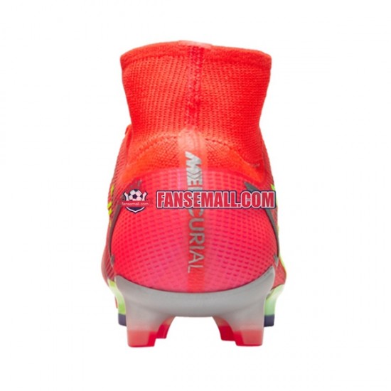 Röd catalog/GMN/Nike Mercurial Superfly VIII Spectrum Elite FG fotbollsskor