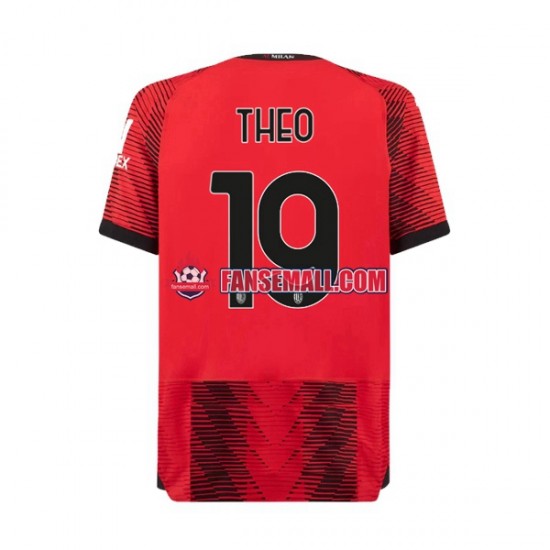 Matchtröjor AC Milan Theo Hernandez 19 2023-2024 Kortärmad till Herr (1:a ställ)