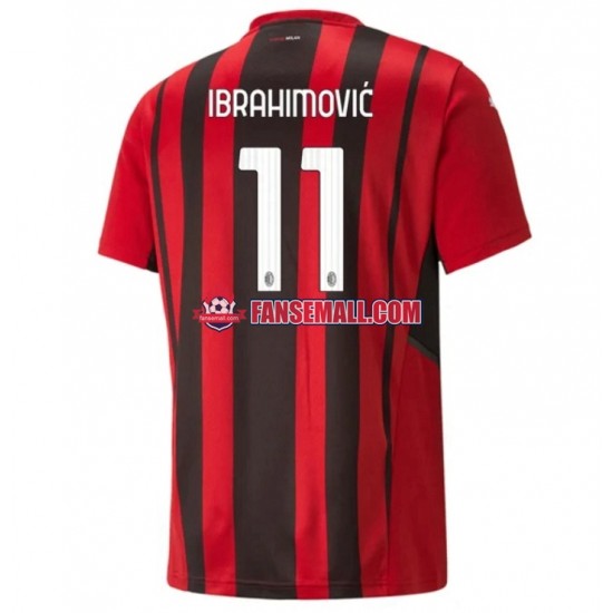 Matchtröjor AC Milan Zlatan Ibrahimovic 11 2021-2022 Kortärmad till Herr (1:a ställ)