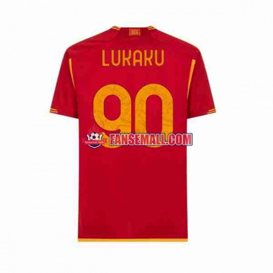 Matchtröjor AS Roma Romelu Lukaku 90 2023-2024 Kortärmad till Herr (1:a ställ)