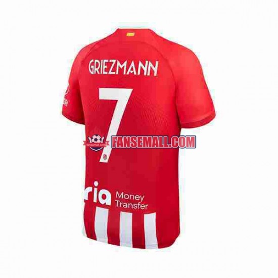 Matchtröjor Atlético Madrid Antoine Griezmann 7 2023-2024 Kortärmad till Herr (1:a ställ)