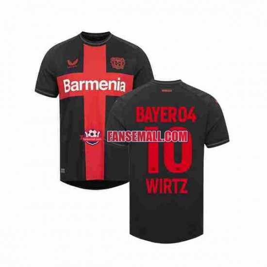 Matchtröjor Bayer 04 Leverkusen Florian Wirtz 10 2023-2024 Kortärmad till Herr (1:a ställ)