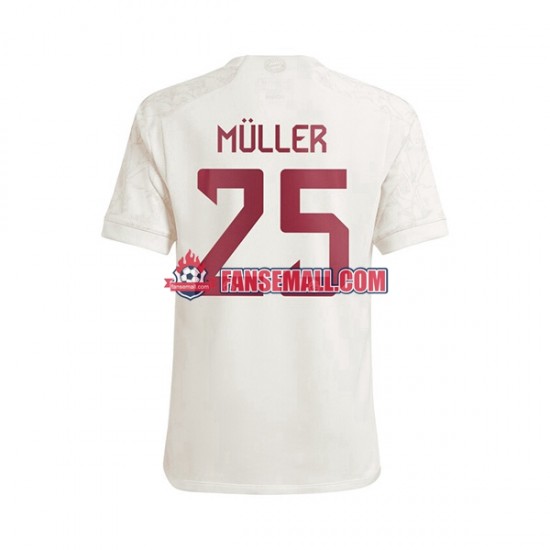 Matchtröjor FC Bayern München Thomas Muller 25 2023-2024 Kortärmad till Herr (3:e ställ)