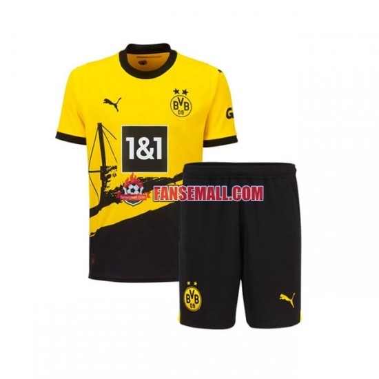 Matchtröjor Borussia Dortmund 2023-2024 Kortärmad till Barn (1:a ställ)