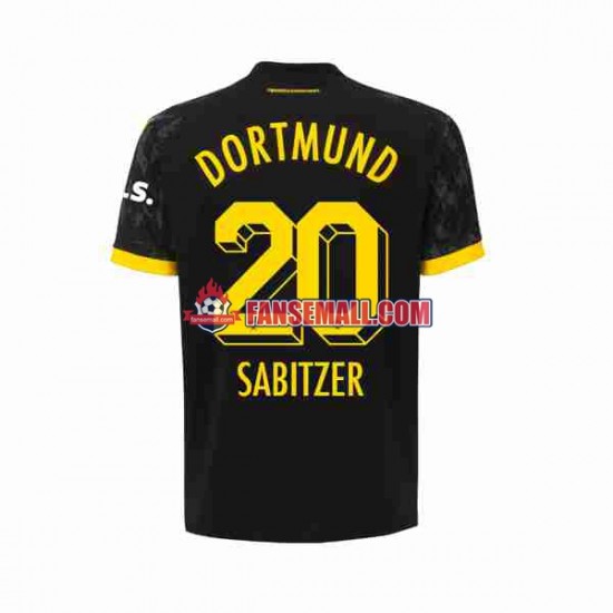 Matchtröjor Borussia Dortmund Marcel Sabitzer 20 2023-2024 Kortärmad till Herr (2:a ställ)