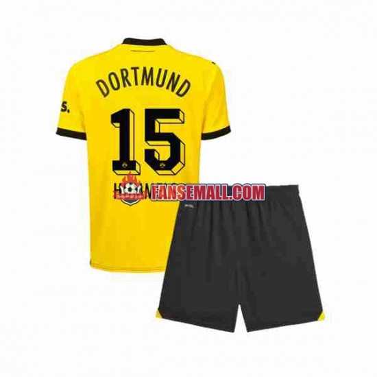 Matchtröjor Borussia Dortmund Mats Hummels 15 2023-2024 Kortärmad till Barn (1:a ställ)