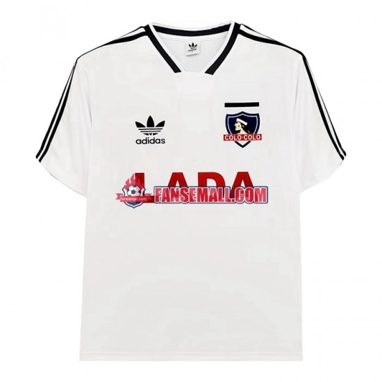 Matchtröjor Colo-Colo Retro 1991 Kortärmad till Herr (1:a ställ)