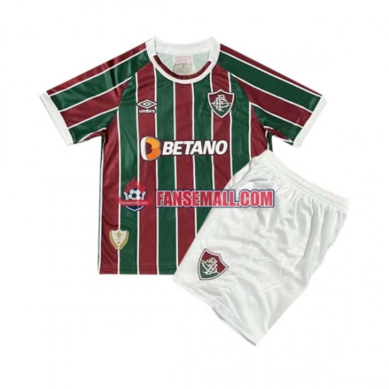 Matchtröjor Fluminense 2023-2024 Kortärmad till Barn (1:a ställ)