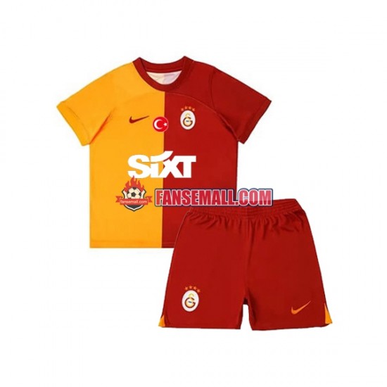 Matchtröjor Galatasaray SK 2023-2024 Kortärmad till Barn (1:a ställ)