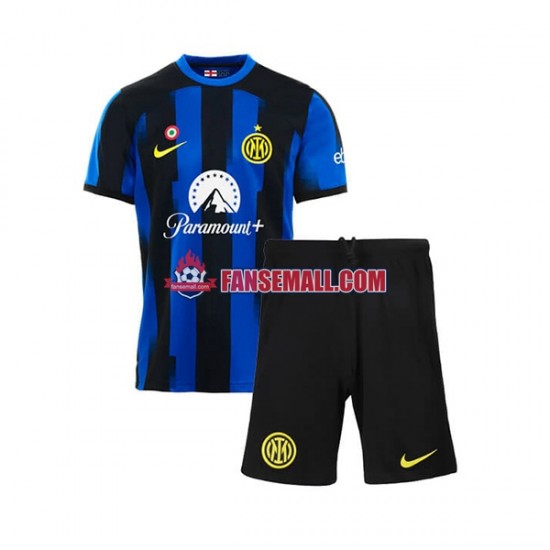 Matchtröjor Inter Milan 2023-2024 Kortärmad till Barn (1:a ställ)