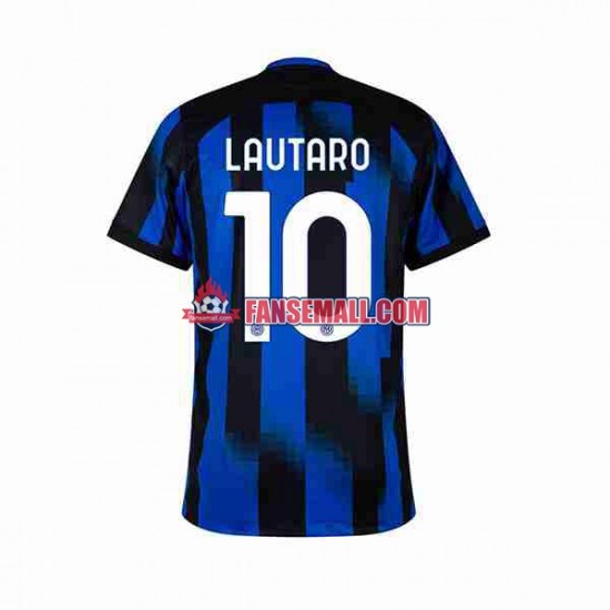 Matchtröjor Inter Milan Lautaro Martinez 10 2023-2024 Kortärmad till Herr (1:a ställ)