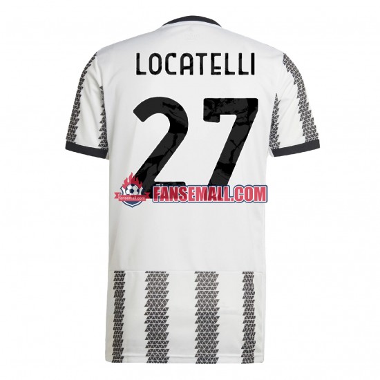 Matchtröjor Juventus Locatelli 27 2022-2023 Kortärmad till Herr (1:a ställ)