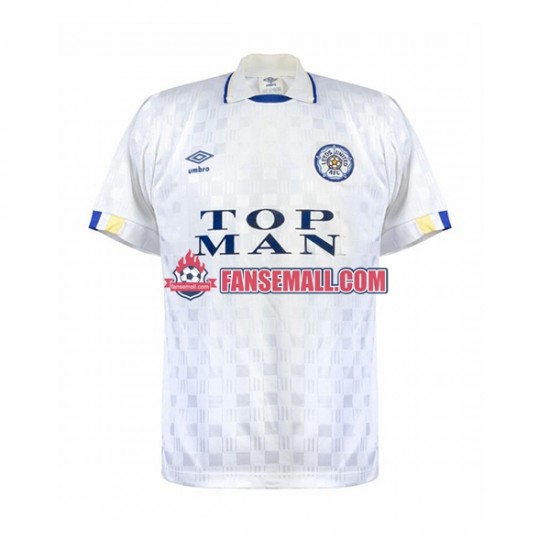 Matchtröjor Leeds United Retro 1989-1990 Kortärmad till Herr (1:a ställ)