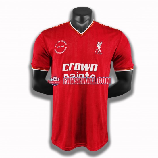 Matchtröjor Liverpool Retro 1985-1986 Kortärmad till Herr (1:a ställ)