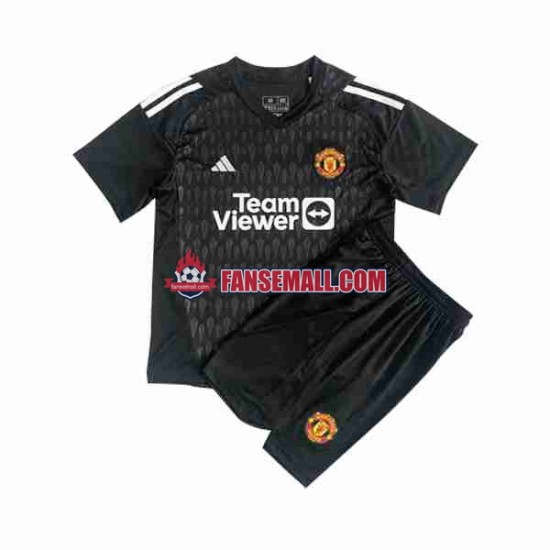 Matchtröjor Manchester United Målvaktströja 2023-2024 Kortärmad till Barn (3:e ställ)