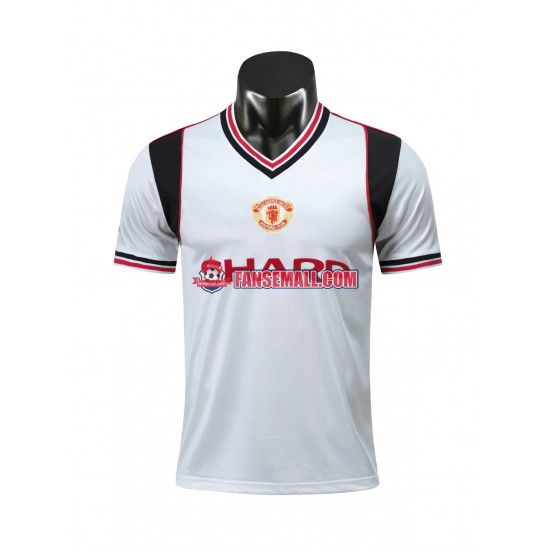 Matchtröjor Manchester United Retro 1985 Kortärmad till Herr (2:a ställ)