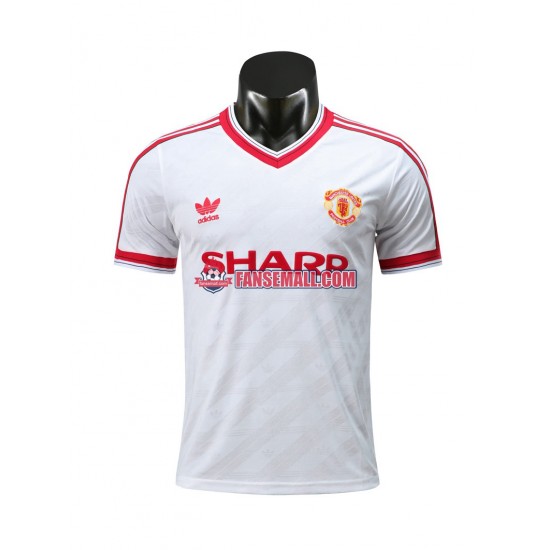 Matchtröjor Manchester United Retro 1986 Kortärmad till Herr (2:a ställ)