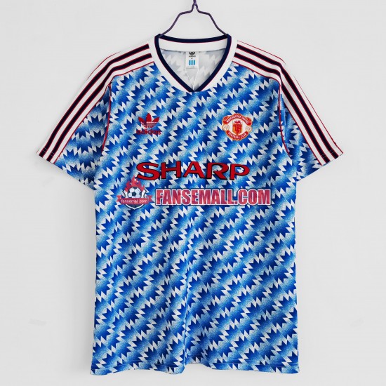 Matchtröjor Manchester United Retro 1992 Kortärmad till Herr (1:a ställ)