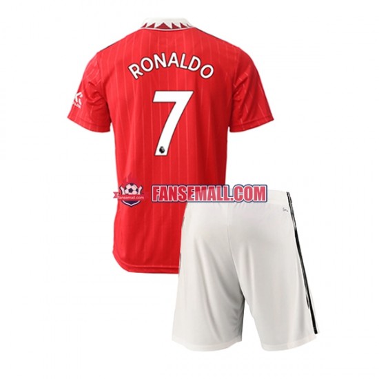 Matchtröjor Manchester United Ronaldo 7 2022-2023 Kortärmad till Barn (1:a ställ)